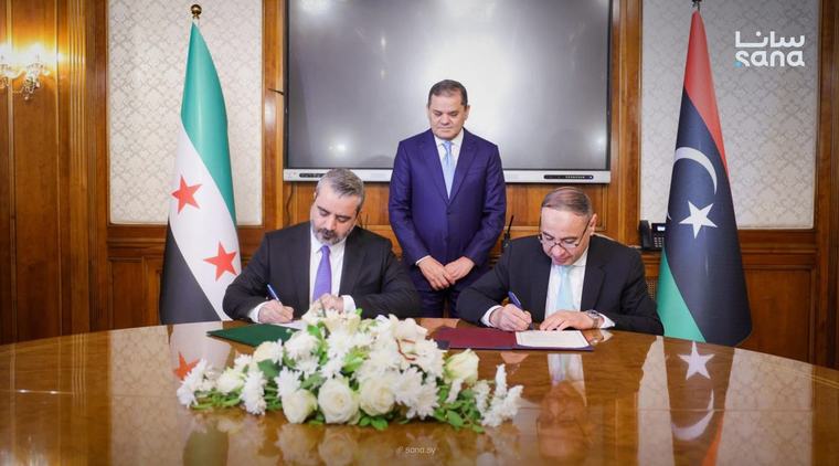 سوريا وليبيا توقّعان اتفاقية لتفعيل اللجنة العليا المشتركة وتطوير التعاون الثنائي